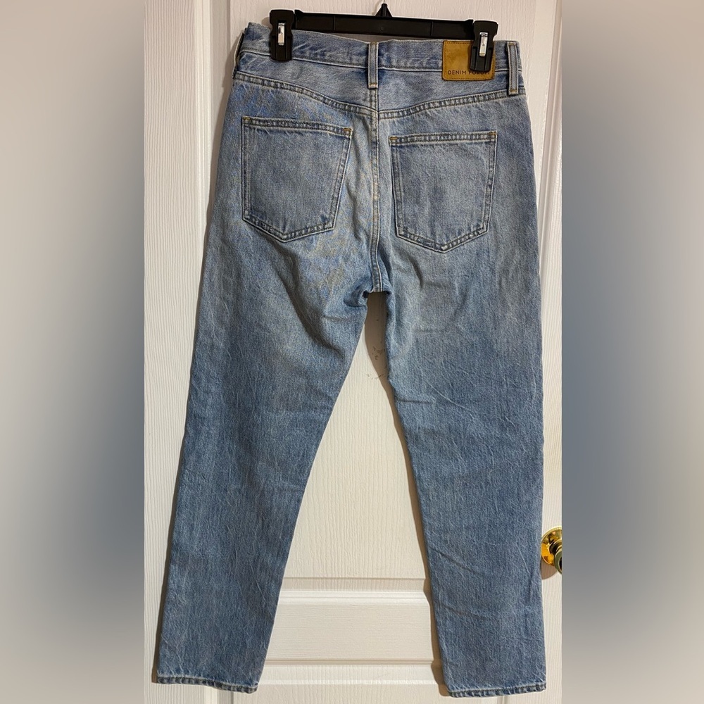 Aritzia Denim Forum Ex Boyfriend High Waist Button-fly Distressed Jeans Size 26 - Picture 6 of 11